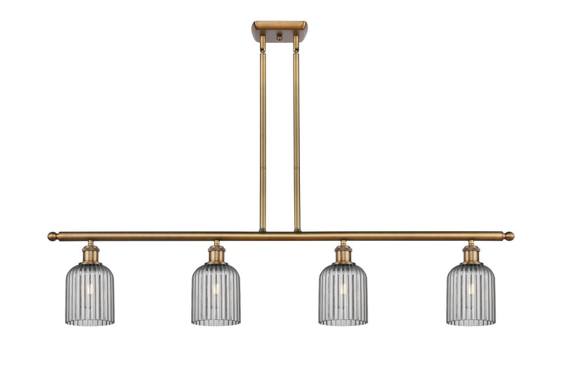 Innovations 516-4I-BB-G559-5SM Four Light Island Pendant, Brushed Brass