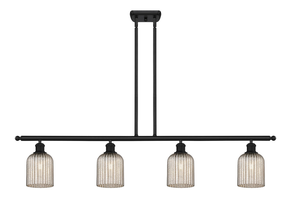 Innovations 516-4I-BK-G559-5ME Four Light Island Pendant, Matte Black