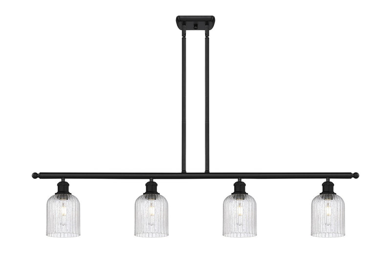 Innovations 516-4I-BK-G559-5SDY Four Light Island Pendant, Matte Black