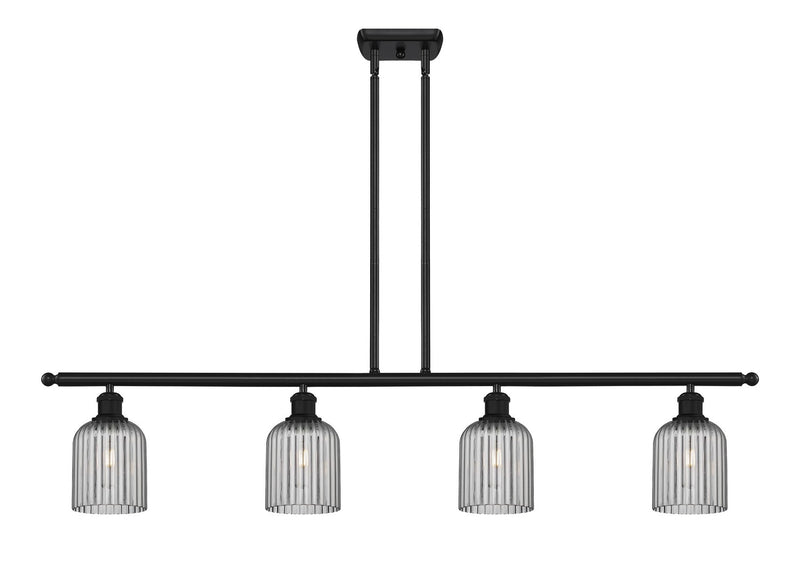 Innovations 516-4I-BK-G559-5SM Four Light Island Pendant, Matte Black