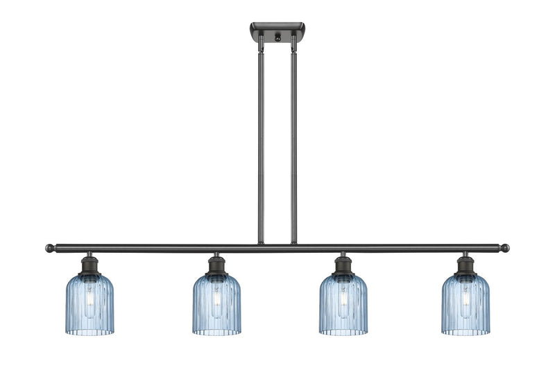 Innovations 516-4I-OB-G559-5BL Four Light Island Pendant, Oil Rubbed Bronze