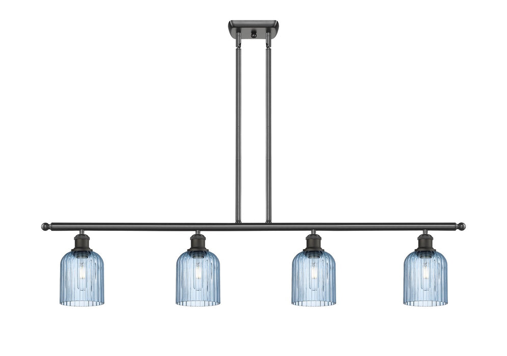 Innovations 516-4I-OB-G559-5BL Four Light Island Pendant, Oil Rubbed Bronze