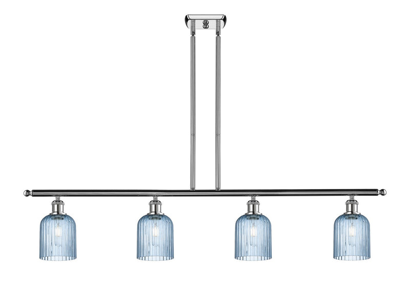 Innovations 516-4I-PC-G559-5BL Four Light Island Pendant, Polished Chrome