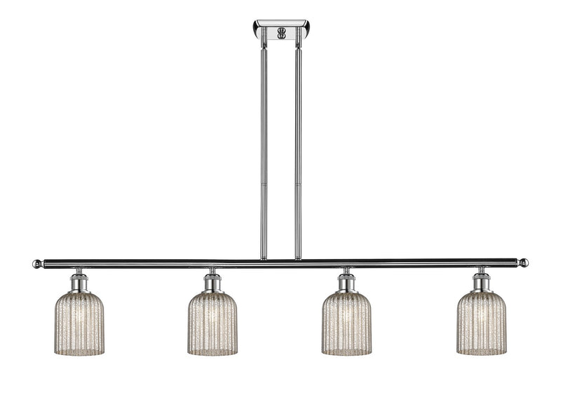 Innovations 516-4I-PC-G559-5ME Four Light Island Pendant, Polished Chrome
