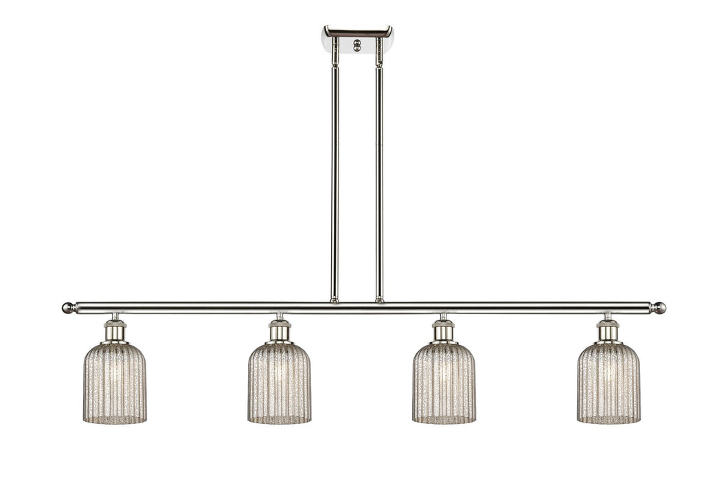 Innovations 516-4I-PN-G559-5ME Four Light Island Pendant, Polished Nickel