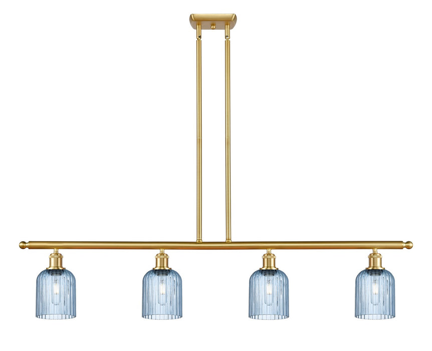 Innovations 516-4I-SG-G559-5BL Four Light Island Pendant, Satin Gold
