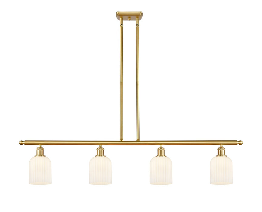 Innovations 516-4I-SG-G559-5GWH Four Light Island Pendant, Satin Gold