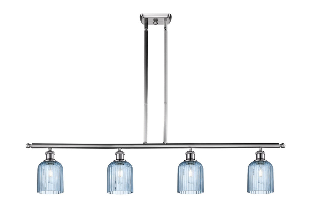 Innovations 516-4I-SN-G559-5BL Four Light Island Pendant, Brushed Satin Nickel