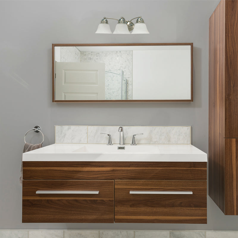 Nuvo Lighting 60-342 Three Light Vanity, Brushed Nickel