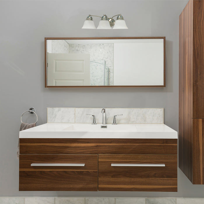 Nuvo Lighting 60-342 Three Light Vanity, Brushed Nickel