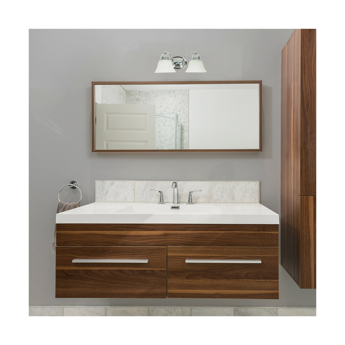 Nuvo Lighting 60-337 Two Light Vanity, Polished Chrome