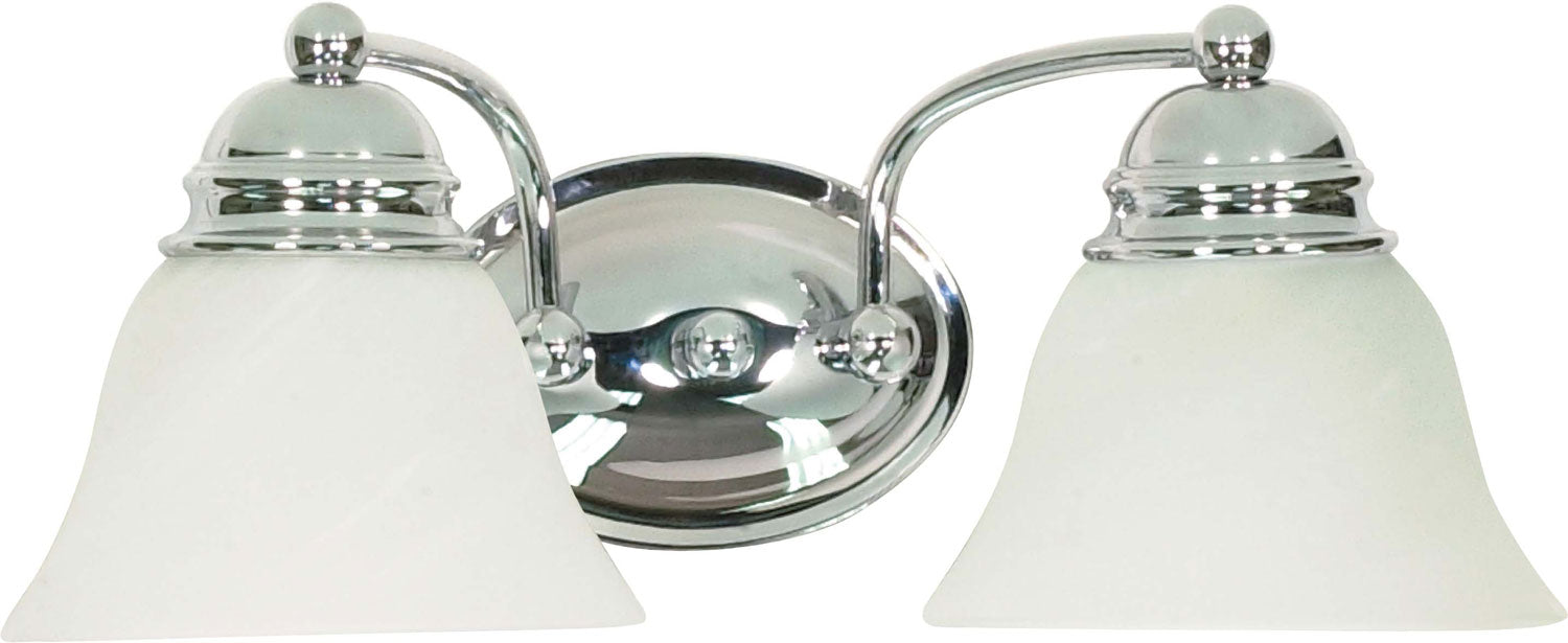 Nuvo Lighting 60-337 Two Light Vanity, Polished Chrome