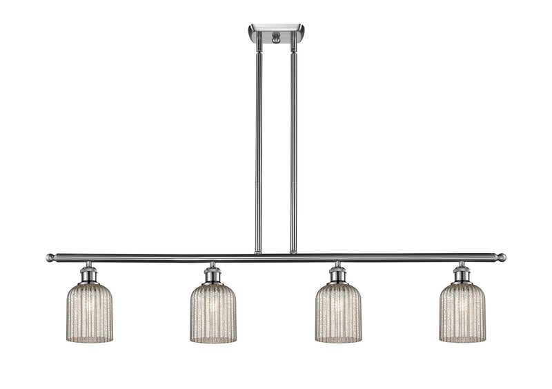 Innovations 516-4I-SN-G559-5ME Four Light Island Pendant, Brushed Satin Nickel