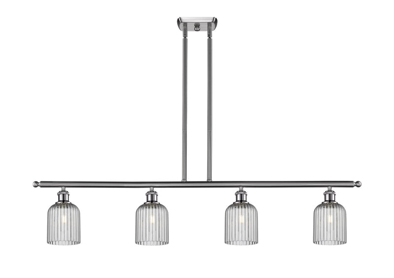 Innovations 516-4I-SN-G559-5SM Four Light Island Pendant, Brushed Satin Nickel