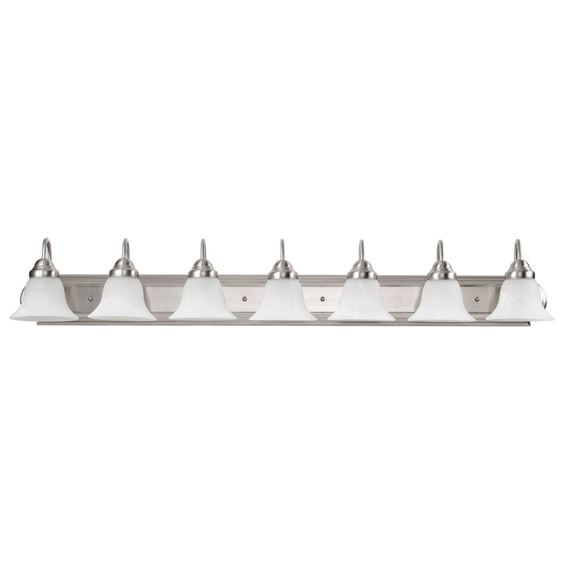 Nuvo Lighting 60-291 Seven Light Vanity, Brushed Nickel