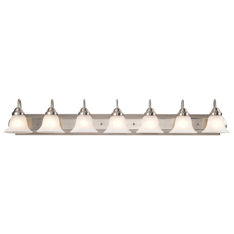Nuvo Lighting 60-291 Seven Light Vanity, Brushed Nickel