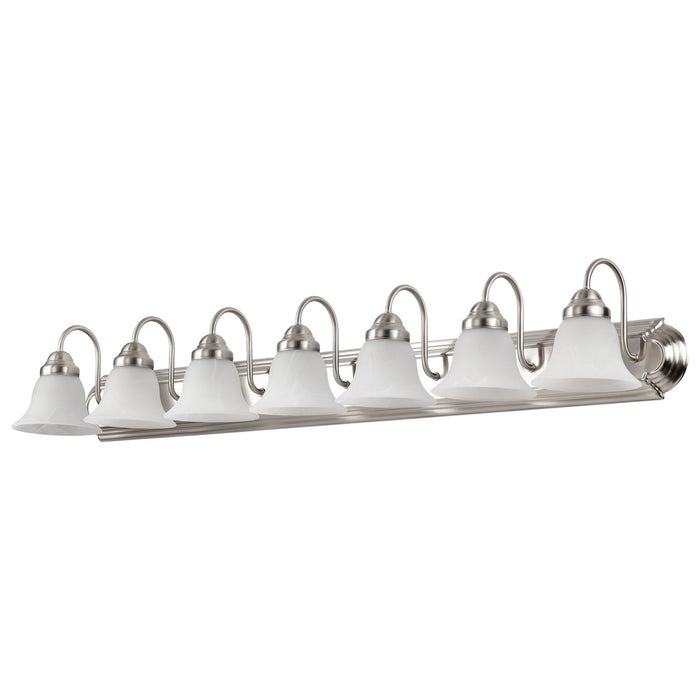 Nuvo Lighting 60-291 Seven Light Vanity, Brushed Nickel