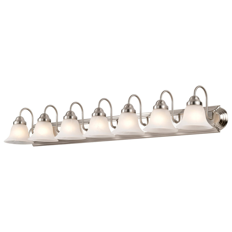 Nuvo Lighting 60-291 Seven Light Vanity, Brushed Nickel