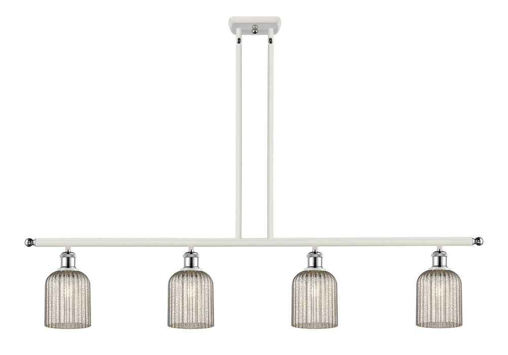 Innovations 516-4I-WPC-G559-5ME Four Light Island Pendant, White Polished Chrome