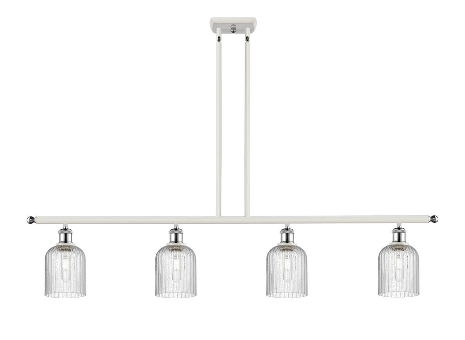 Innovations 516-4I-WPC-G559-5SDY Four Light Island Pendant, White Polished Chrome