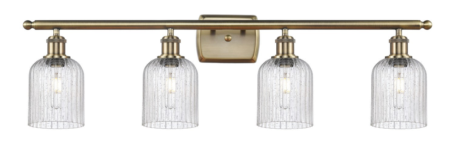 Innovations 516-4W-AB-G559-5SDY Four Light Bath Vanity, Antique Brass