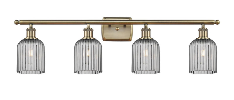 Innovations 516-4W-AB-G559-5SM Four Light Bath Vanity, Antique Brass