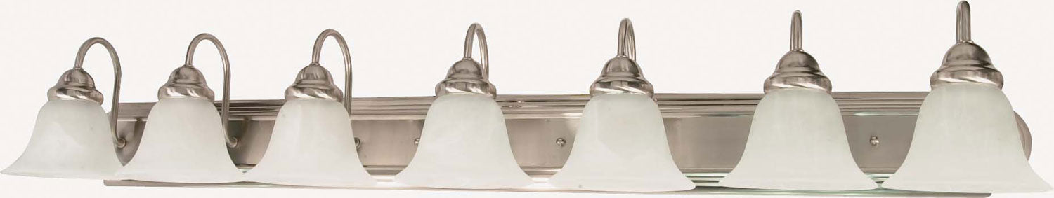 Nuvo Lighting 60-291 Seven Light Vanity, Brushed Nickel
