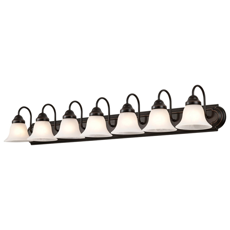 Nuvo Lighting 60-292 Seven Light Vanity, Old Bronze