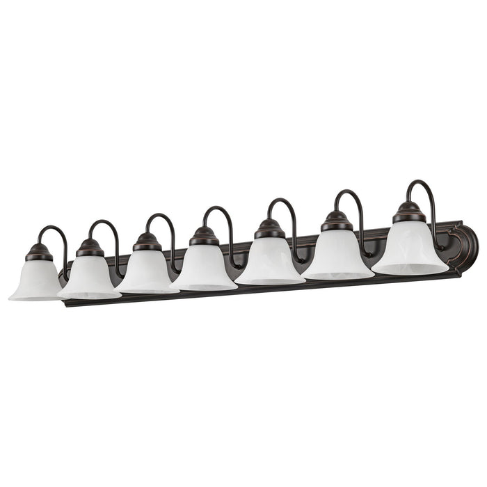 Nuvo Lighting 60-292 Seven Light Vanity, Old Bronze