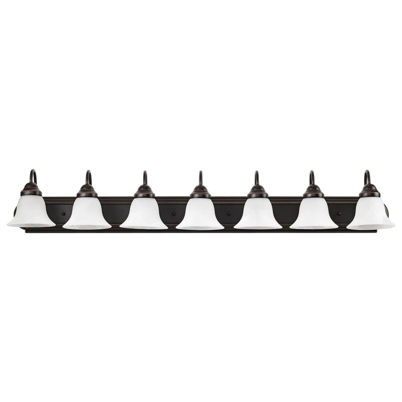 Nuvo Lighting 60-292 Seven Light Vanity, Old Bronze