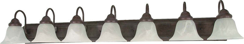 Nuvo Lighting 60-292 Seven Light Vanity, Old Bronze