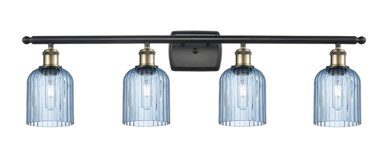 Innovations 516-4W-BAB-G559-5BL Four Light Bath Vanity, Black Antique Brass