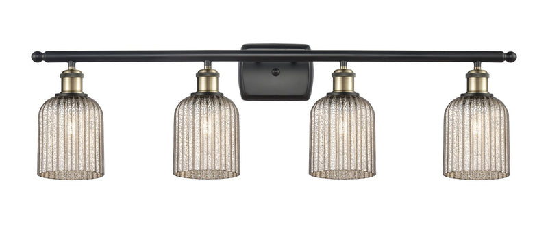 Innovations 516-4W-BAB-G559-5ME Four Light Bath Vanity, Black Antique Brass