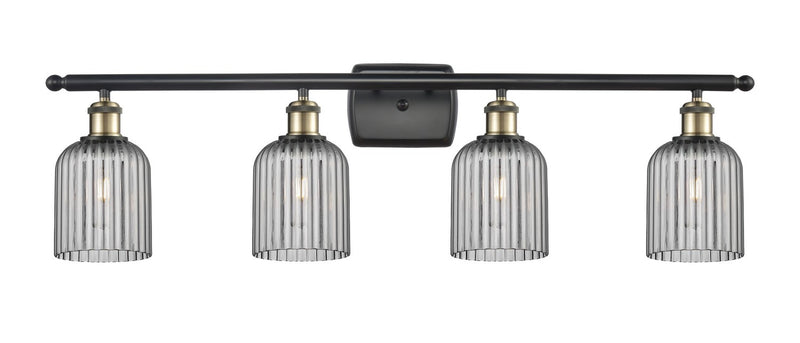 Innovations 516-4W-BAB-G559-5SM Four Light Bath Vanity, Black Antique Brass