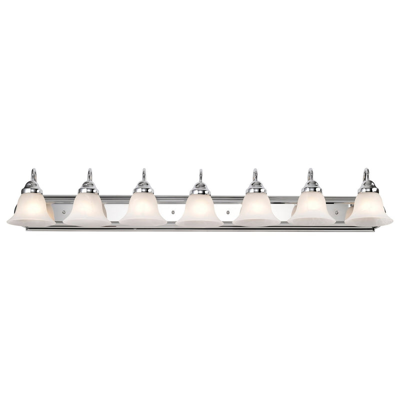 Nuvo Lighting 60-290 Seven Light Vanity, Polished Chrome