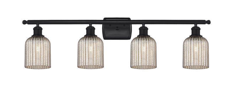 Innovations 516-4W-BK-G559-5ME Four Light Bath Vanity, Matte Black