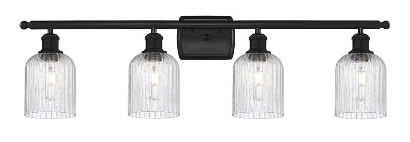 Innovations 516-4W-BK-G559-5SDY Four Light Bath Vanity, Matte Black