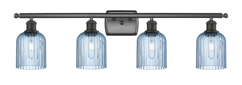Innovations 516-4W-OB-G559-5BL Four Light Bath Vanity, Oil Rubbed Bronze
