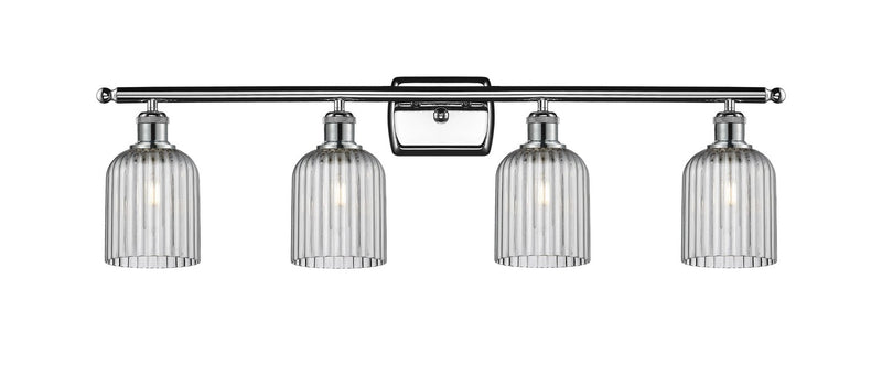 Innovations 516-4W-PC-G559-5SM Four Light Bath Vanity, Polished Chrome