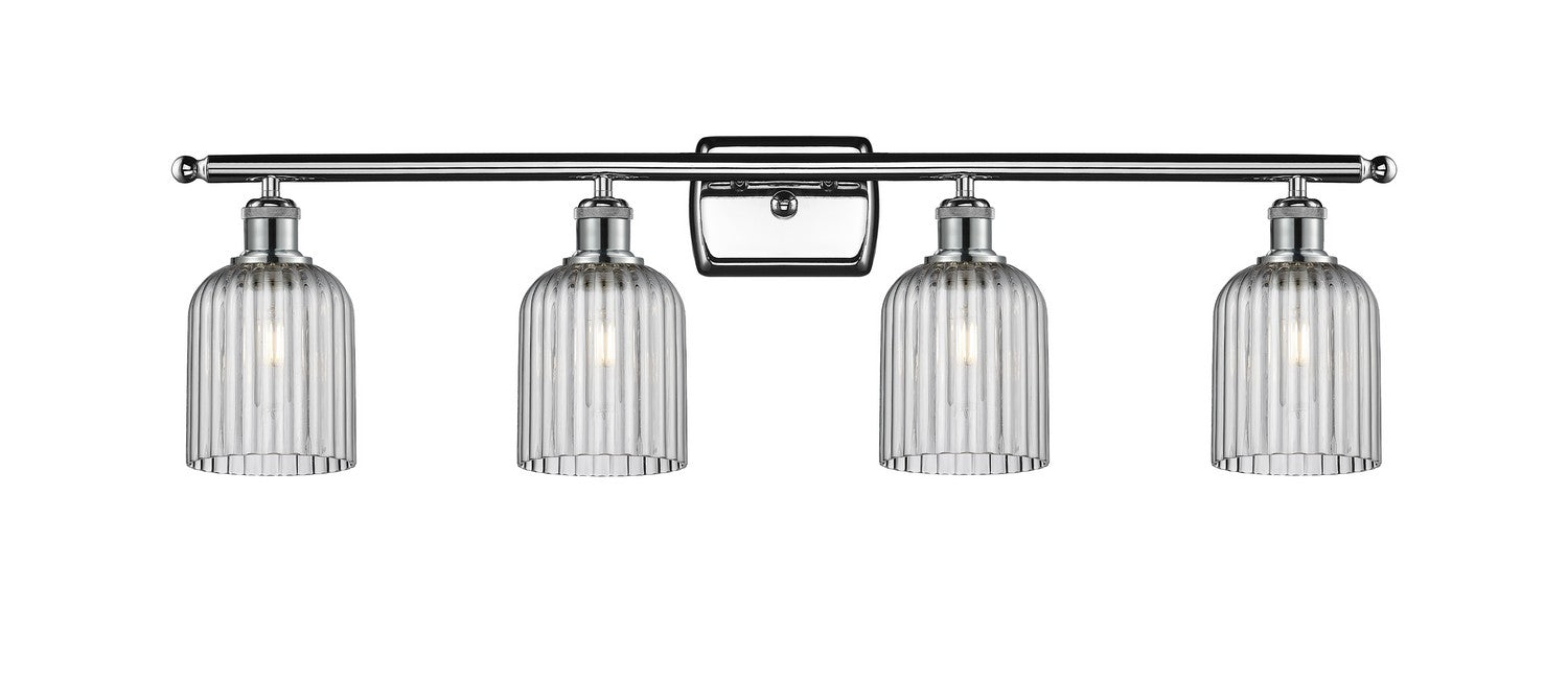 Innovations 516-4W-PC-G559-5SM Four Light Bath Vanity, Polished Chrome