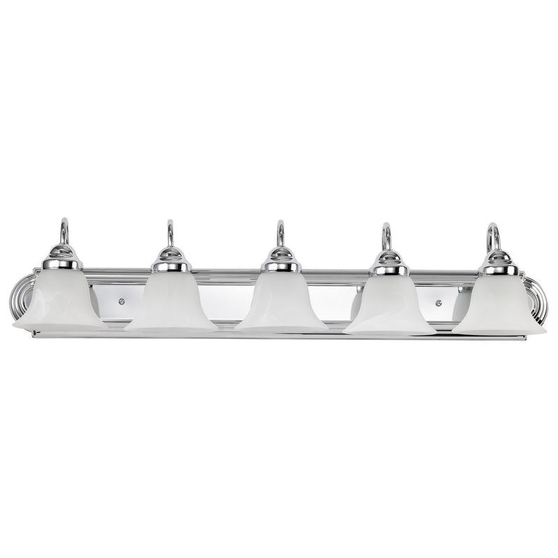 Nuvo Lighting 60-319 Five Light Vanity, Polished Chrome
