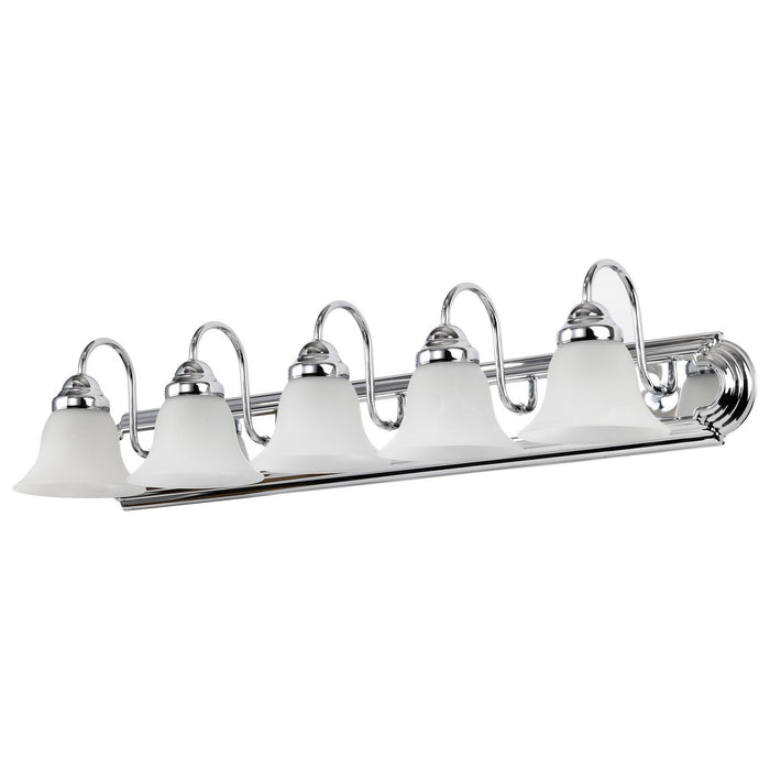 Nuvo Lighting 60-319 Five Light Vanity, Polished Chrome