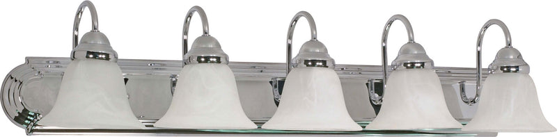 Nuvo Lighting 60-319 Five Light Vanity, Polished Chrome