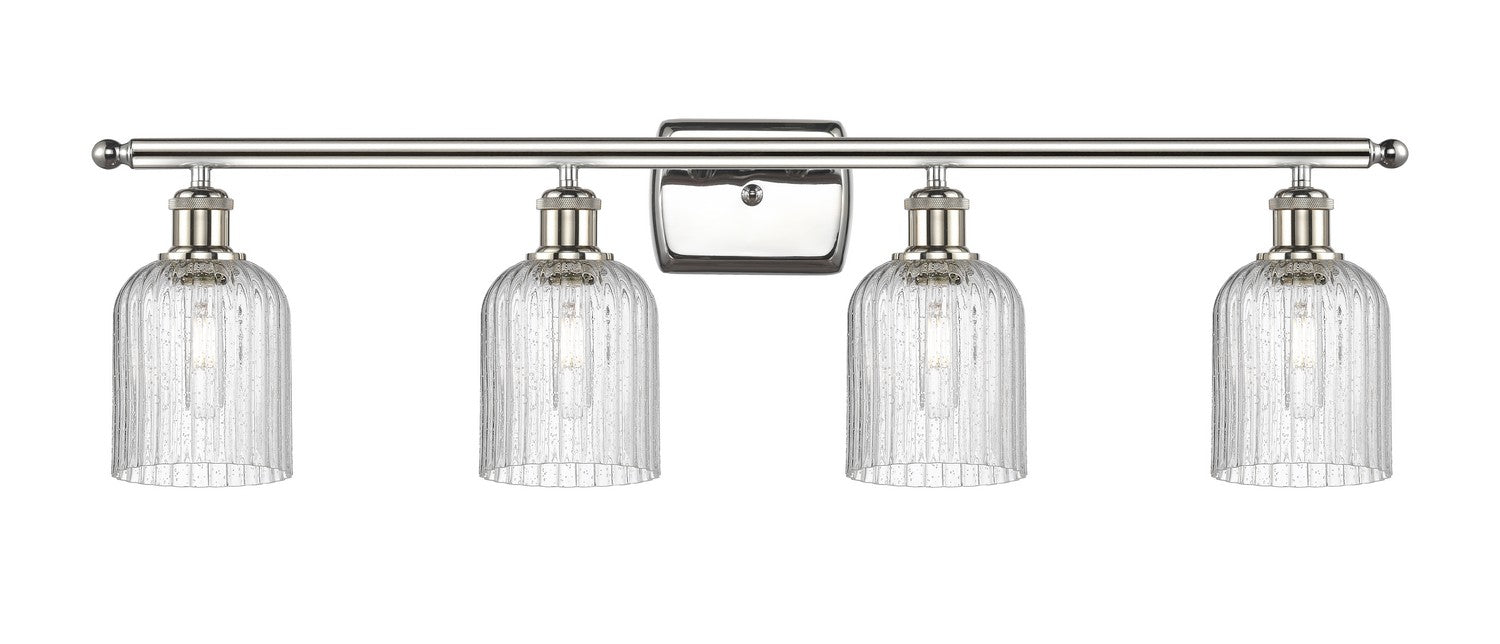 Innovations 516-4W-PN-G559-5SDY Four Light Bath Vanity, Polished Nickel
