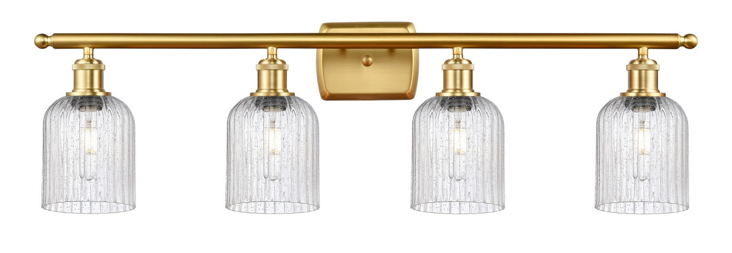 Innovations 516-4W-SG-G559-5SDY Four Light Bath Vanity, Satin Gold
