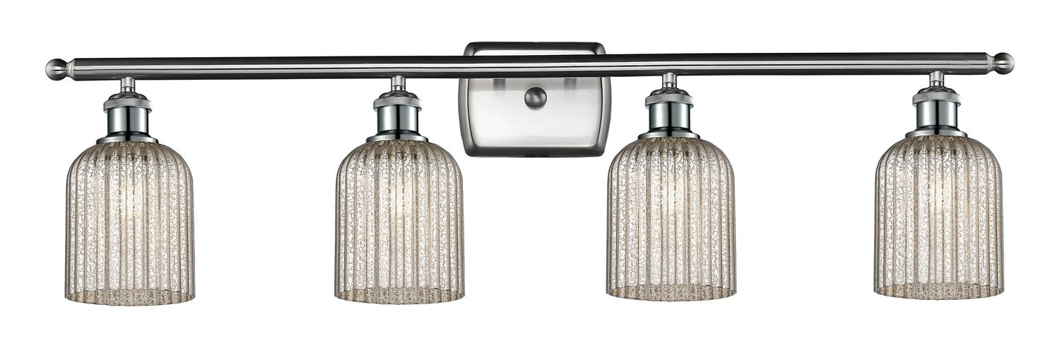 Innovations 516-4W-SN-G559-5ME Four Light Bath Vanity, Brushed Satin Nickel