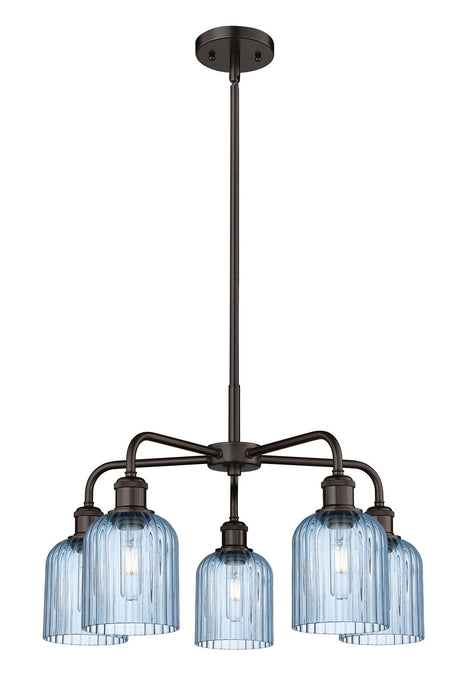 Innovations 516-5CR-OB-G559-5BL Five Light Chandelier, Oil Rubbed Bronze