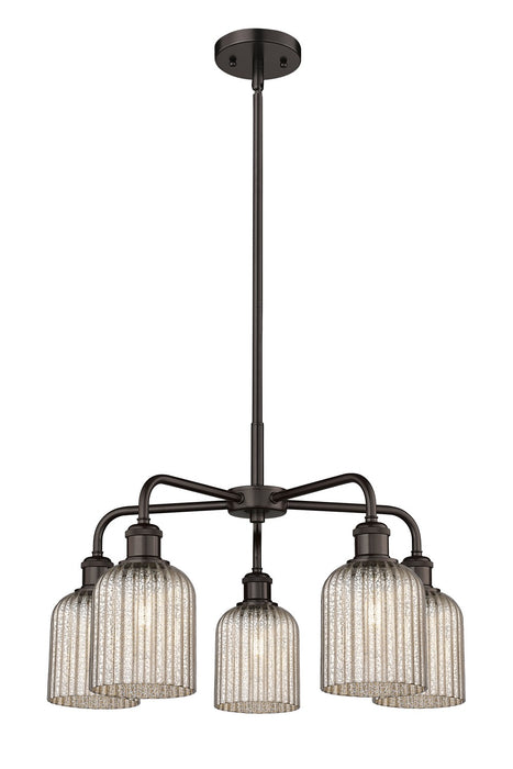 Innovations 516-5CR-OB-G559-5ME Five Light Chandelier, Oil Rubbed Bronze