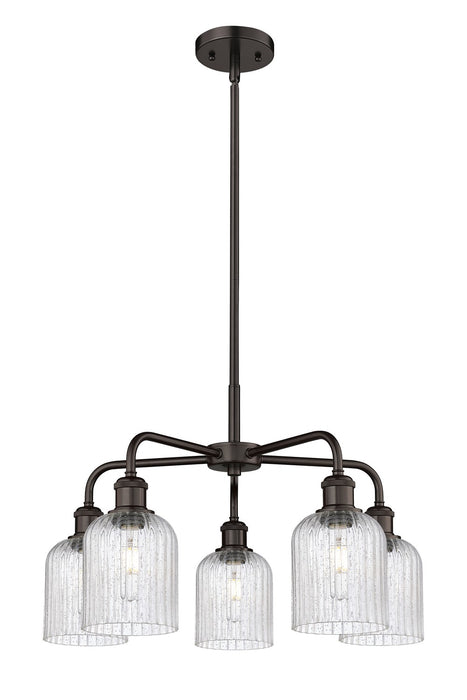 Innovations 516-5CR-OB-G559-5SDY Five Light Chandelier, Oil Rubbed Bronze