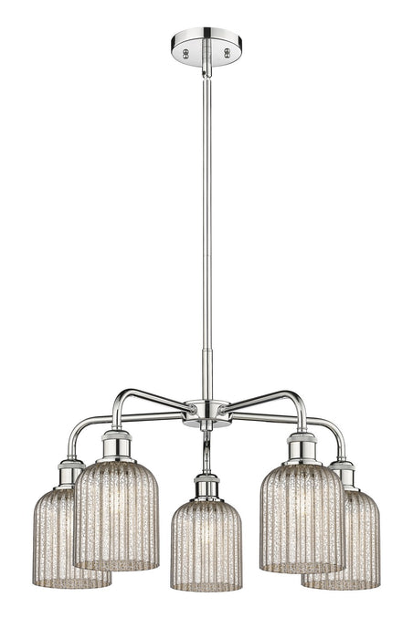Innovations 516-5CR-PC-G559-5ME Five Light Chandelier, Polished Chrome